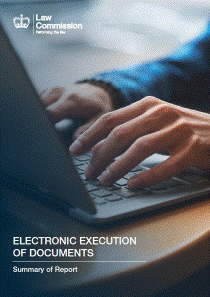 Electronic Execution of Documents - LC Report Cover - Small